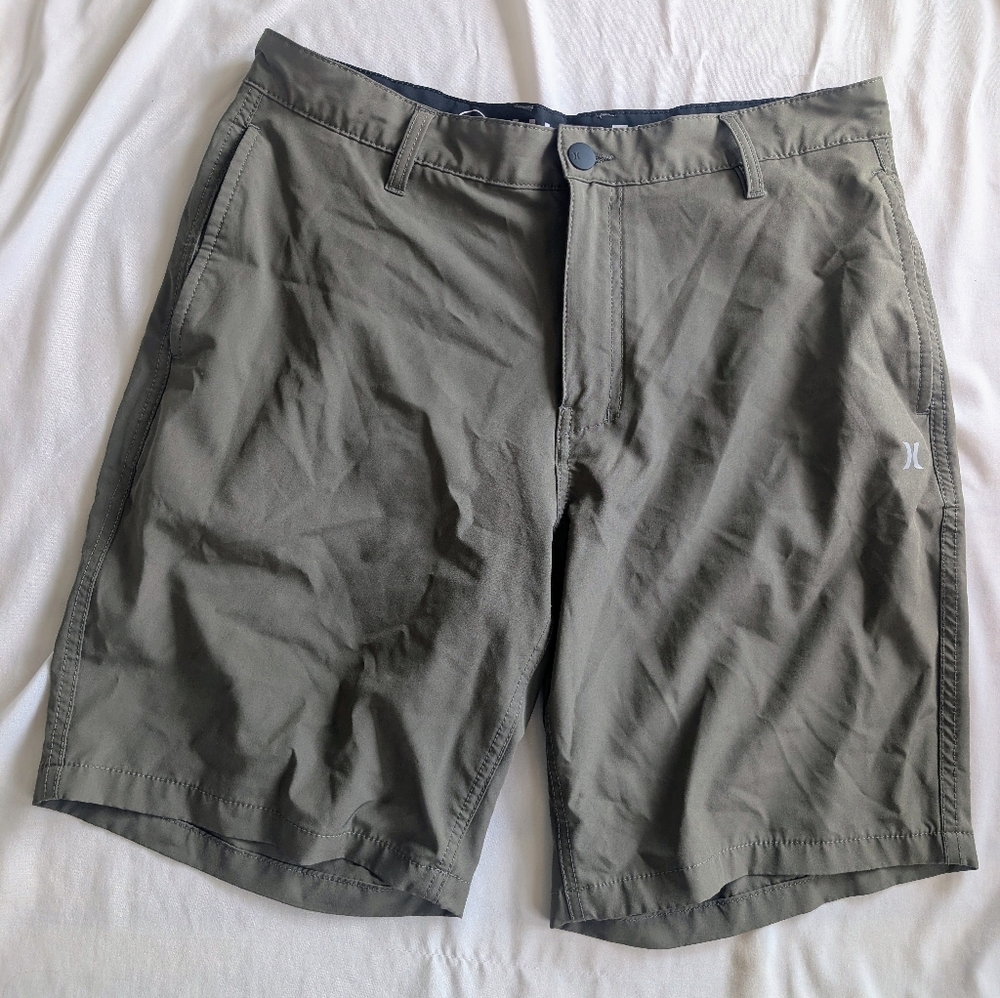 Hurley Olive Green Board Shorts